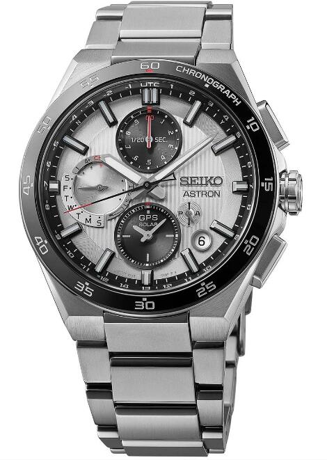 Seiko Astron GPS Solar Dual-Time Chronograph 5X83 SSH153 Replica Watch